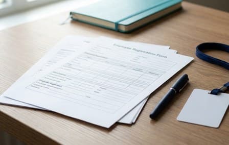 Documentos de folha de pagamento e registro de funcionários
